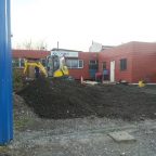 Movimiento de tierras estacionamiento Conemi  Puerto Montt